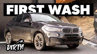 BMW X6 Eerste wasbeurt in 1 jaar - Diepe reiniging