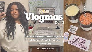 Day in the Life Vlog | Best Coffee in Alaska, Cook with me, Dairy & Gluten free | Vlogmas 2024 DAY 3