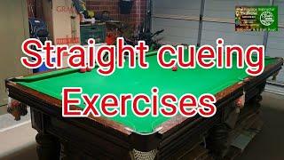 Improve Cueing Straight cueing exercises Snooker & 8Ball