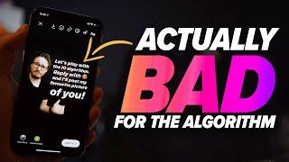 Instagram Algorithm "Trick" will actually HURT your account...