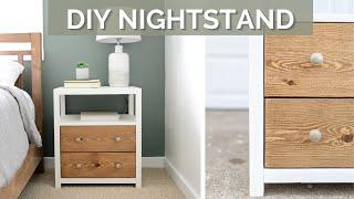 DIY Modern Farmhouse Nightstands