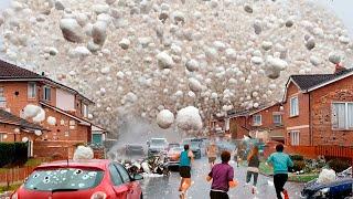 Massive destruction in Canada! Baseball-sized hail storm hit Calgary, Alberta,  everyone is shocked