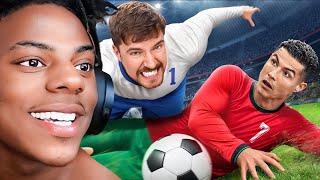 iShowSpeed & Mr. Beast React To Beat Ronaldo, Win $1,000,000