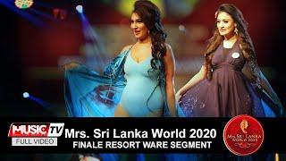 Mrs Srilanka World 2020 Finale Resort Ware Segment