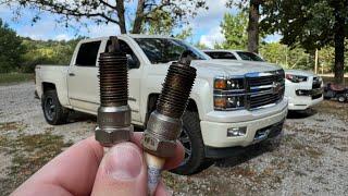 How to change spark plugs in 2014 to 2018 Chevy Silverado GMC sierra including trick 8th plug