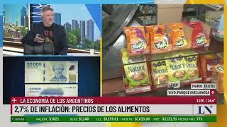 2,7% de inflación: como se trasladó al precio de los alimentos