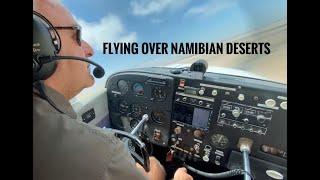 My flight over Namibian Desert with Cessna 172