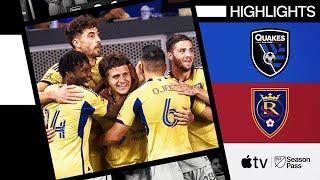 San Jose Earthquakes vs. Real Salt Lake | Diego Luna Strikes! | Full Match Highlights