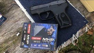 Testing 85 grain Norma 380 MHP in a Ruger LCP Max - Heavy Denim & Ballistic Gel, velocity, accuracy