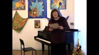 Елена Егорова читает стихи "Новогодние пожелания"