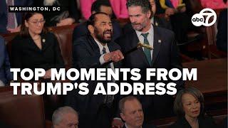 Top moments from Trump's joint Congressional address