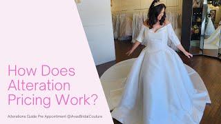 How Much are Bridal Alterations?  Cost of Bridal Alterations