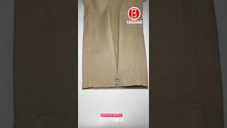 How to reduce the size of the trouser leg Handicraft