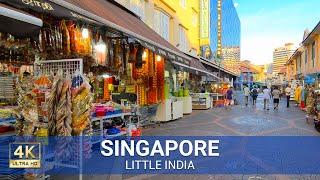 Singapore Little India Walking Tour (4K UHD) - Travel Guide Video