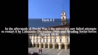 Vilnius University Top # 5 Facts