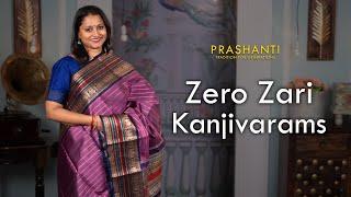 Zero Zari Kanjivaram Sarees | Prashanti | 14 Feb 2024