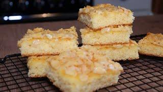 Sahnebecher-Kuchen mit Mandeln - sehr fluffig und lecker / Almond Butter Cake Recipe