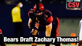 Chicago Bears Draft OT Zachary Thomas! || 2022 NFL Draft