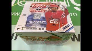 2021 Topps Baseball Series 1 Hobby Jumbo Box Break - MenuGem Break #3