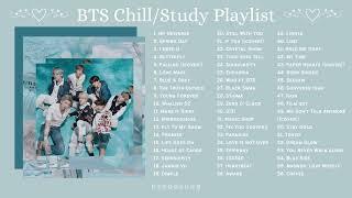 NO ADS - BTS Chill Study Songs Playlist 2024