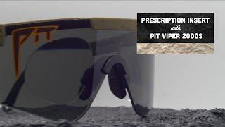 SVED Optical Prescription Insert with Pit Viper 2000s | Overview, Insertion, and Removal