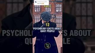 Quiet people psychology facts part 3~Thomas Shelby Sigma Rule#shorts #motivation #quotes #attitude