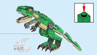 LEGO Creator 3-in-1 31058, Mighty Dinosaurs - building instructions