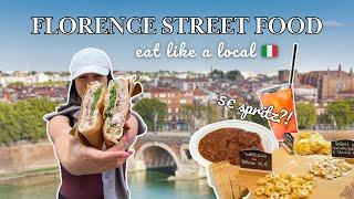 EVERYTHING I ATE IN FLORENCE AS AN ITALIAN - cheap eats, street food, mercato centrale