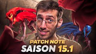 PATCH NOTE 15.1 - TOUT SAVOIR SUR LA SAISON 15 DE LOL ET BIEN COMMENCER SES SOLOQ !