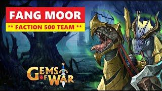 Gems of War FANG MOOR Faction 500 Delve Guide and Best Team! Simple Pure Strategy!