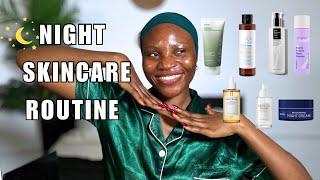 NIGHT SKINCARE ROUTINE IN CORRECT ORDER FOR HEALTHY AND GLOWING SKIN. #skincareroutine #acneprone