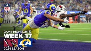 Arizona Cardinals vs. Los Angeles Rams Game Highlights | NFL 2024 Season Week 17