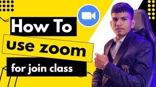 How to use zoom app and join master class for understand work process !