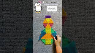 DIY toddler learning activities puzzle magnet Idea penguin #preschooll #montessori #openendedplay