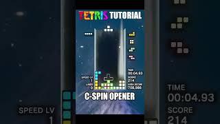 Tetris Tutorial - C-Spin Opener - Full C-spin tutorial available on my channel!