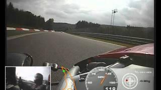 Nigel Greensall driving and instructing in Supercharged Ariel Atom at Spa F1 circuit