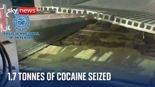 Police seize 1.7 tonnes of cocaine targeting Balkan Cartel