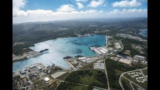 Naval Base Guam is a strategic U.S. naval base located on Apra Harbor, Guam, Pacific Ocean