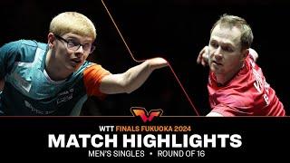 Felix Lebrun vs Benedikt Duda | MS R16 | WTT Finals Fukuoka 2024