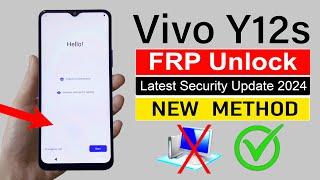 Vivo Y12s Google Account Bypass 2024 - NEW METHOD (Without Computer)