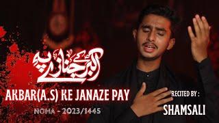 Akbar (as) Kay Janazay Pay | Shams Ali | Nohay 2023 | Maqtal e Ali Akbar | Khadime Abbas