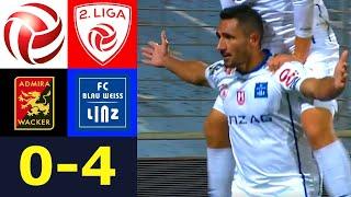 FC Admira Wacker vs FC Blau Weiß Linz | 2. Liga Highlights 2022/23