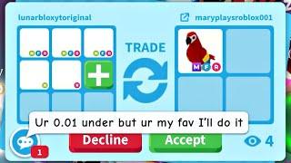 IMAGINE GETTING A MEGA PARROT IN ADOPT ME! CUTIEE!!  + GOT AN ARCTIC REINDEER! ADOPT ME #adoptme