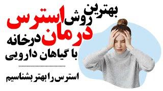 بهترین روش درمان استرس در خانه با گیاهان دارویی