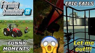 Farming Simulator 22 Epic Fails - FS22 Funny Moments - FS 22