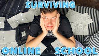 how I survive online school - REAL daily quarantine routine!