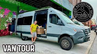 INSANE Rover Vans Custom Built Adventure Van 4x4 Sprinter 170 VanLife