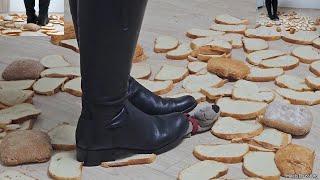 Careless Bread Crush in Flat Leather Boots Preview