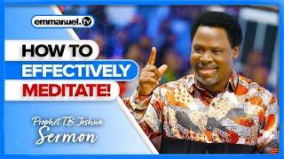 BE AN IMITATOR OF GOD | Prophet TB Joshua Sermon #EmmanuelTV #TBJoshuaLegacy #ProphetTBJoshua