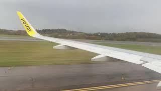 Spirit Airlines Airbus A320-200neo Landing in Pittsburgh